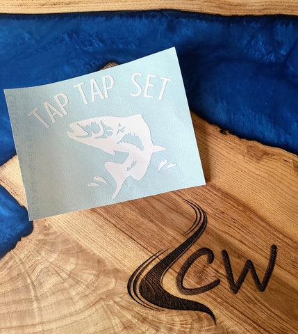 DECAL - Tap Tap Set w/ Fish