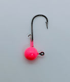 5g Round Ball Jig Heads with Reversed Hook